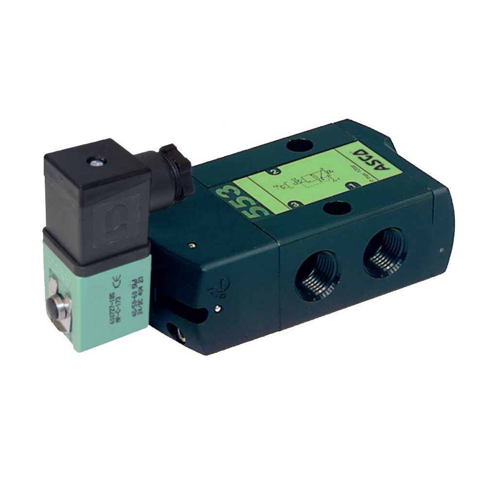 Dft Spool Instrument SCG553A005MS 24VDC | ASCO | Series 553 3/2 SPOOL VALVES